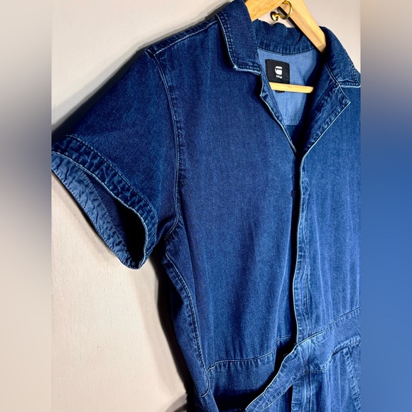 G-STAR RAW Denim Midi Dress - Picture 3 of 8